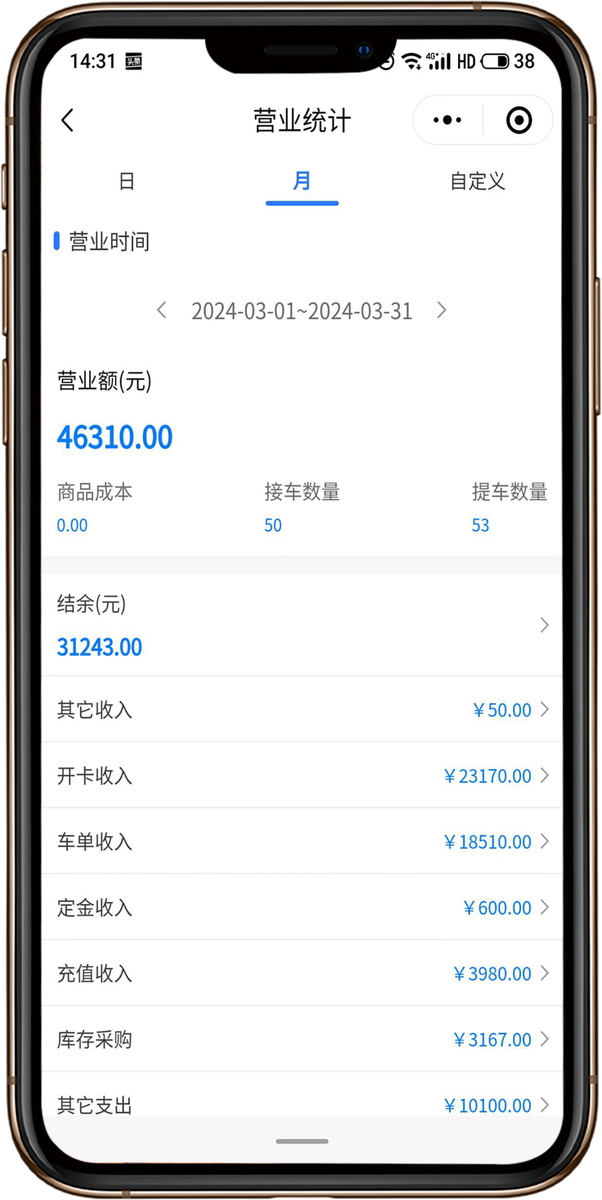 财务管理界面