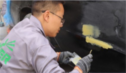 原子灰刮涂实训